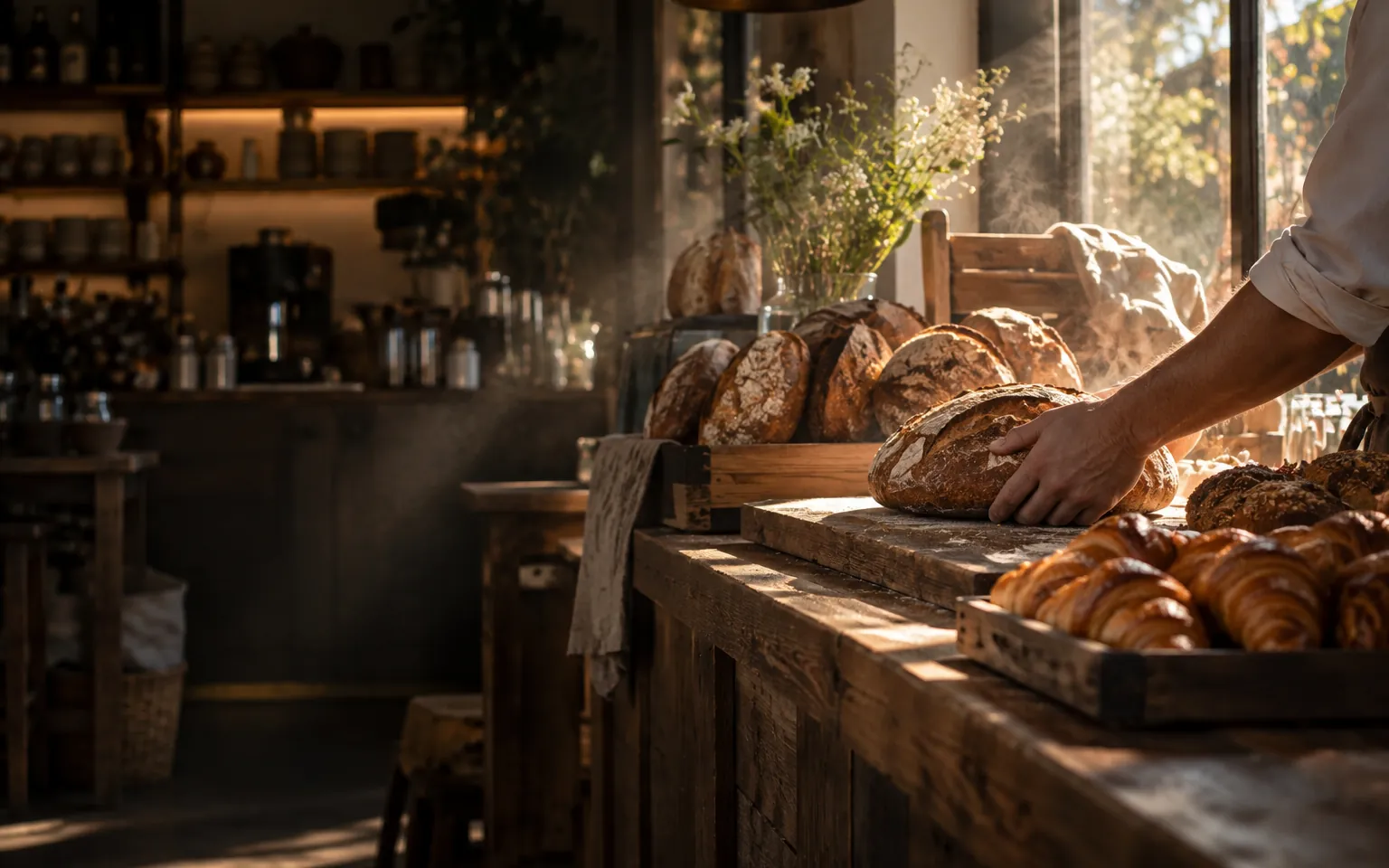 Beispielentwurf einer Website für Café und Bäckerei